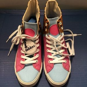 Inkkas Tribal Hightops, Women’s size 9, new w/tags